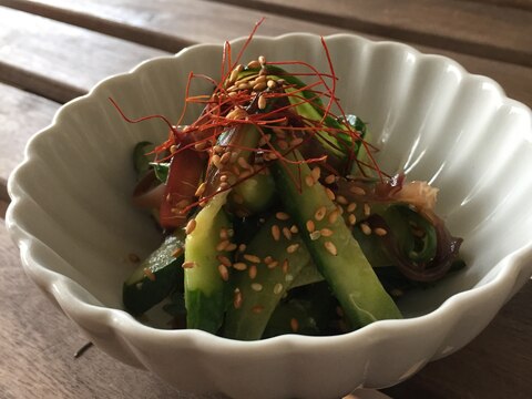 市販の寿司酢を使って簡単生きくらげの酢の物